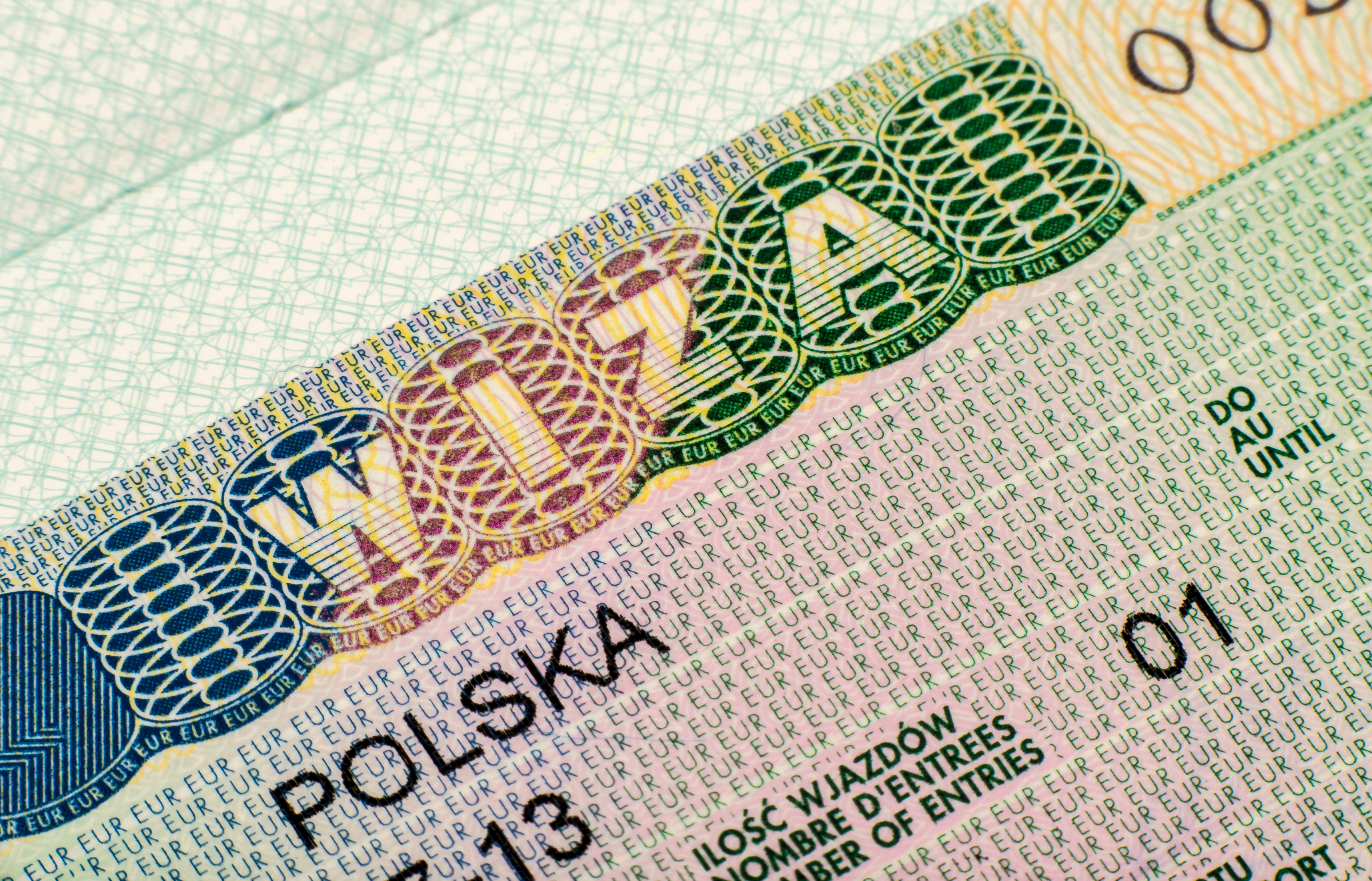 Польская виза, которая дает право пребывать на территории страны