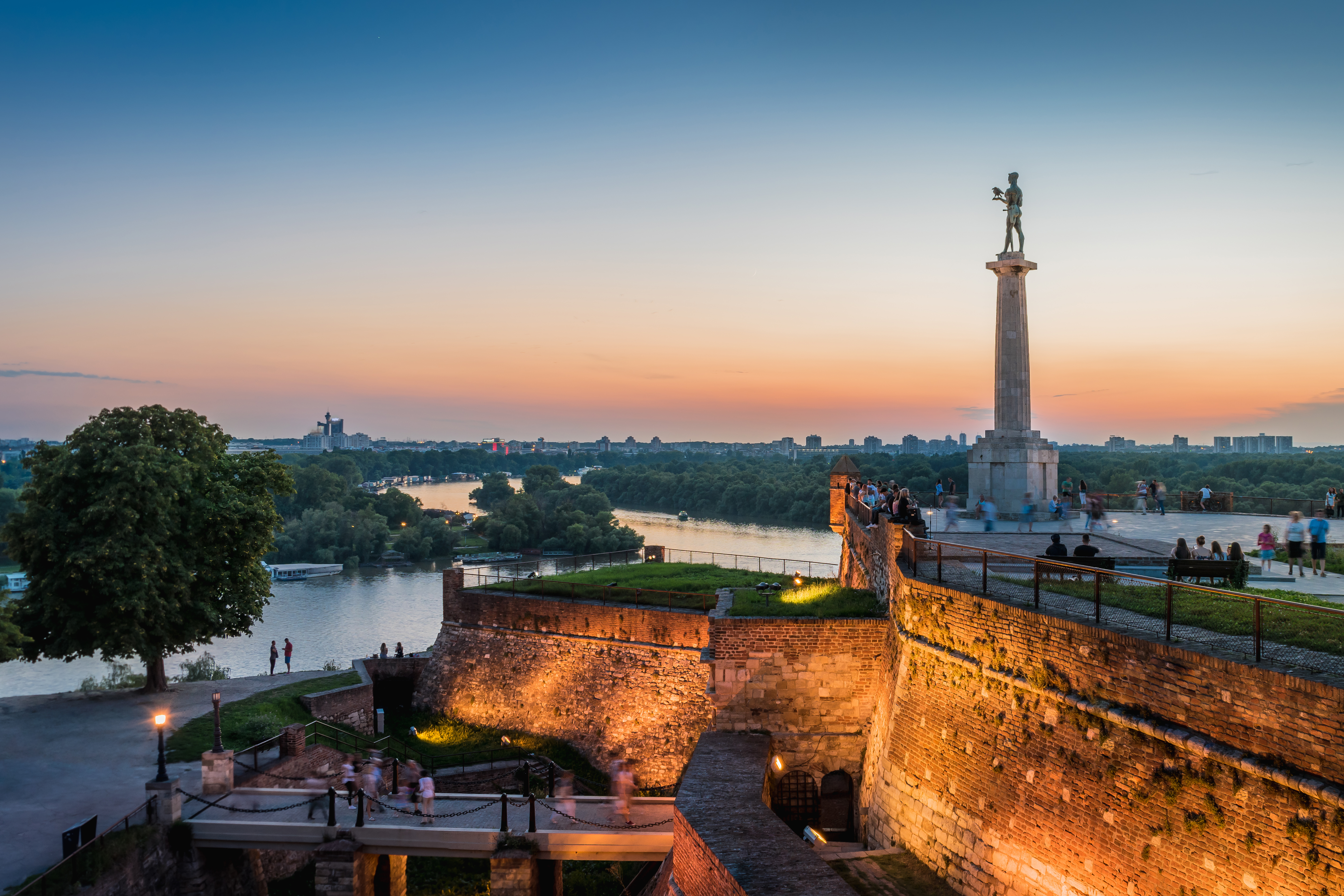 Белград, столица Сербии, куда можно уехать для проживания на ПМЖ
