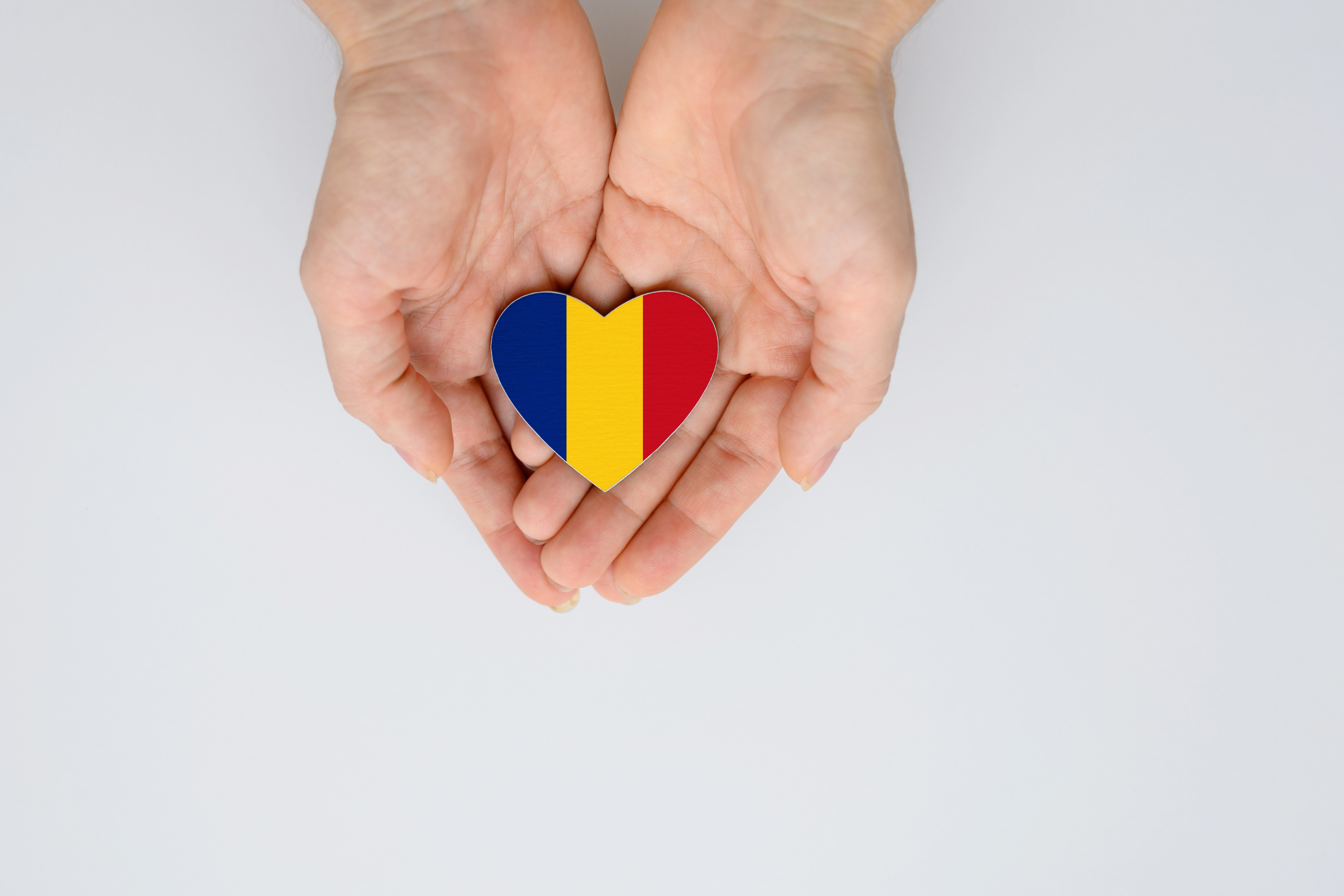Флаг Румынии, страны, где получить паспорт могут иностранцы